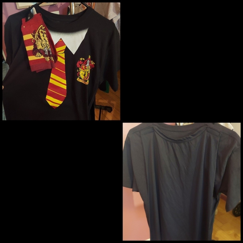 Harry potter Gryffindor shirt (socks not included) unisex M